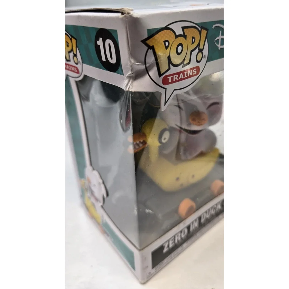 Funko Pop! Trains Disney Zero In Duck Cart #10 + Oogie Boogie In Dice Cart #09